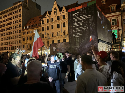 Protestowali przeciwko filmowi "Zielona granica"
