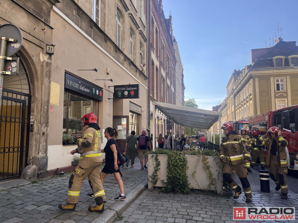 Pożar w kamienicy na wrocławskim Rynku – fot. Joanna Jaros