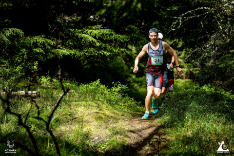 Pobiegli i wjechali na Okraj. XI Bieg alpejski i uphill MTB w Kowarach - 37