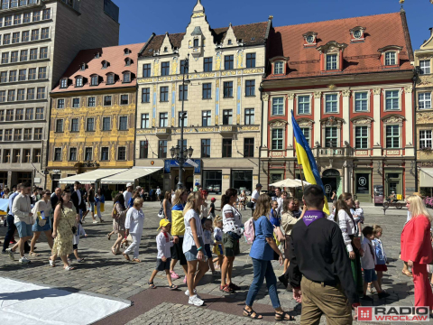 We Wrocławiu świętowali niepodległość Ukrainy - 4