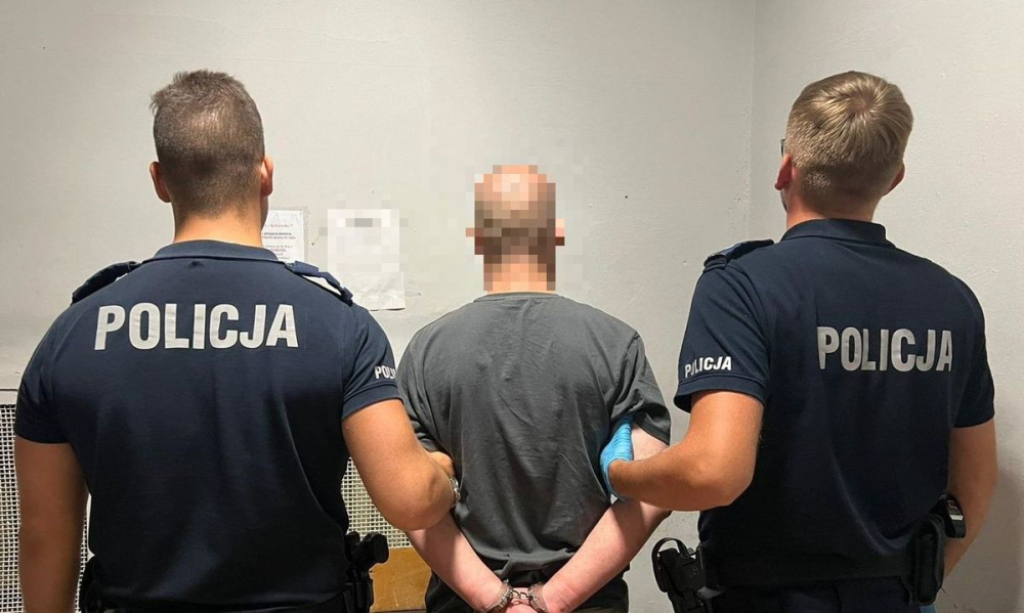 Brutalny atak w Trzebnicy - nożownik zatrzymany - fot. dolnośląska policja