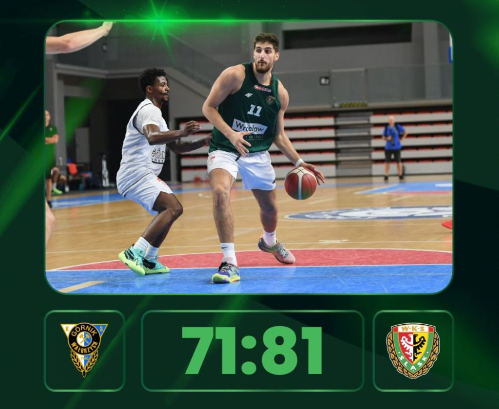 Derby dla Śląska - fot. WKS Śląsk Wrocław koszykówka Twitter