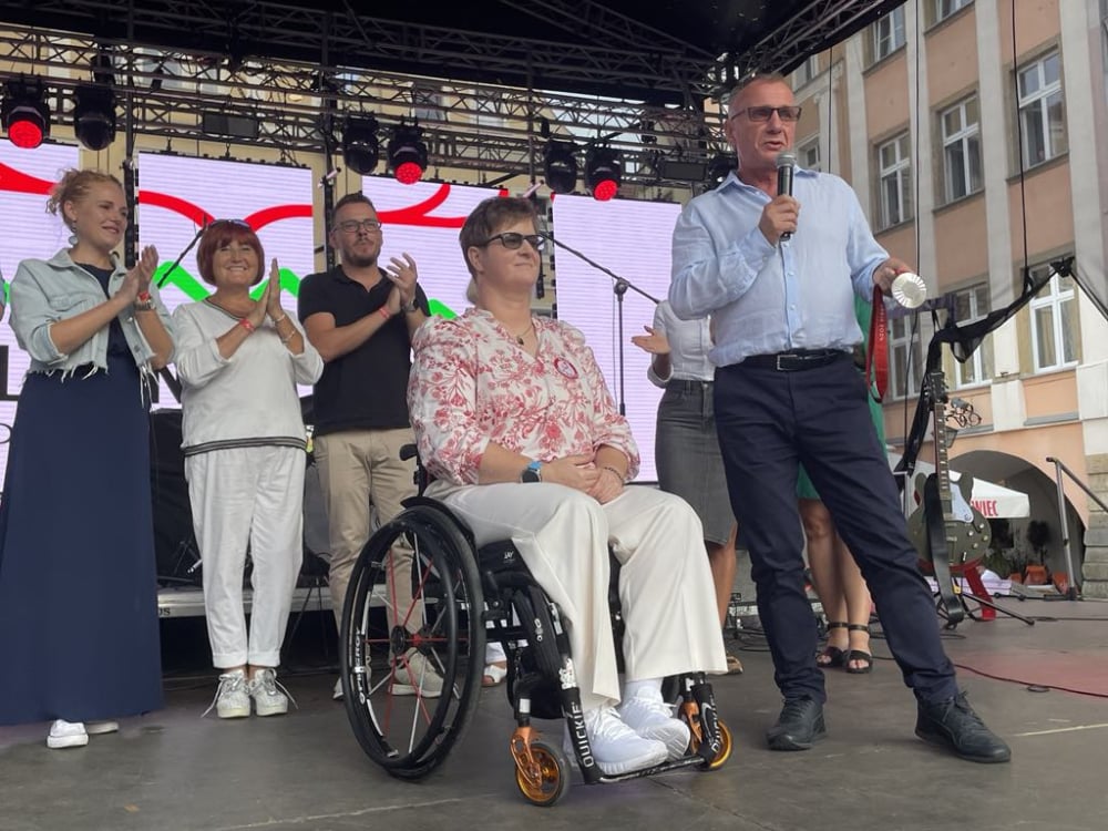 Jeleniogórzanie hucznie przywitali swoją paralimpijkę - fot. Jakub Thauer