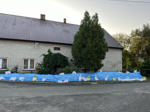Ewakuacja w dwóch miejscowościach koło Oławy - 1