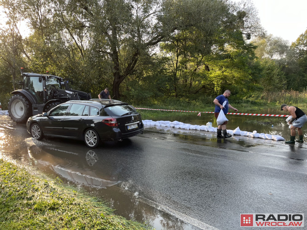 Ewakuacja w gminie Kąty Wrocławskie – fot. Beata Makowska