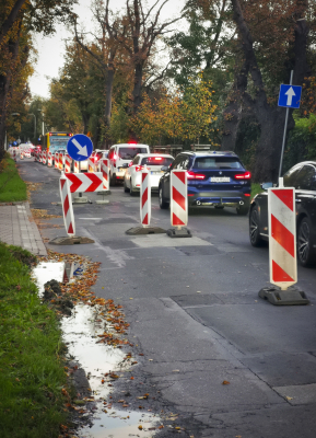 8 tygodni utrudnień na Ołtaszyńskiej! Samochody pojadą tylko w jednym kierunku - 4