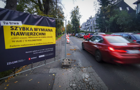 8 tygodni utrudnień na Ołtaszyńskiej! Samochody pojadą tylko w jednym kierunku - 7