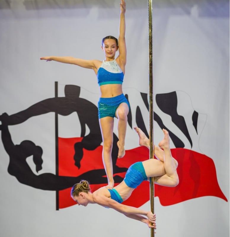 Aniela i Wiktoria z Wrocławia to mistrzynie Polski w pole dance. Powalczą o mistrzostwo świata w Szwecji – Aniela i Wiktoria jadą na mistrzostwa, fot. archiwum prywatne Anieli Iwaniec