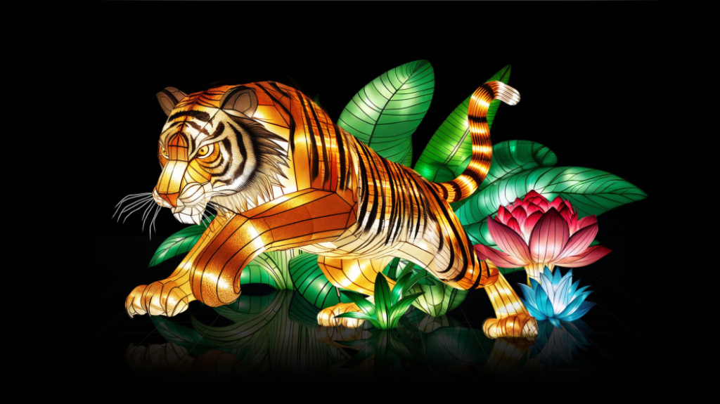 Ręcznie malowane lampiony rozświetlą Zoo Wrocław. Zobaczcie, jak będzie wyglądać Garden of Lights 2024 – Wizualizacje wystawy, mat. prasowe