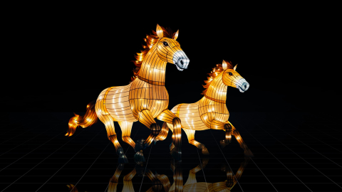 Ręcznie malowane lampiony rozświetlą Zoo Wrocław. Zobaczcie, jak będzie wyglądać Garden of Lights 2024 - 1