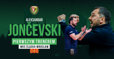 OFICJALNIE: Aleksandar Jončevski trenerem koszykarskiego Śląska Wrocław