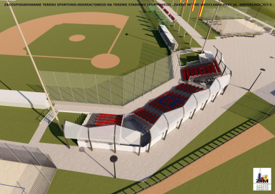 Boisko do siatk&oacute;wki, nowa trybuna dla widz&oacute;w. Jest projekt modernizacji stadionu "Zakrz&oacute;w"