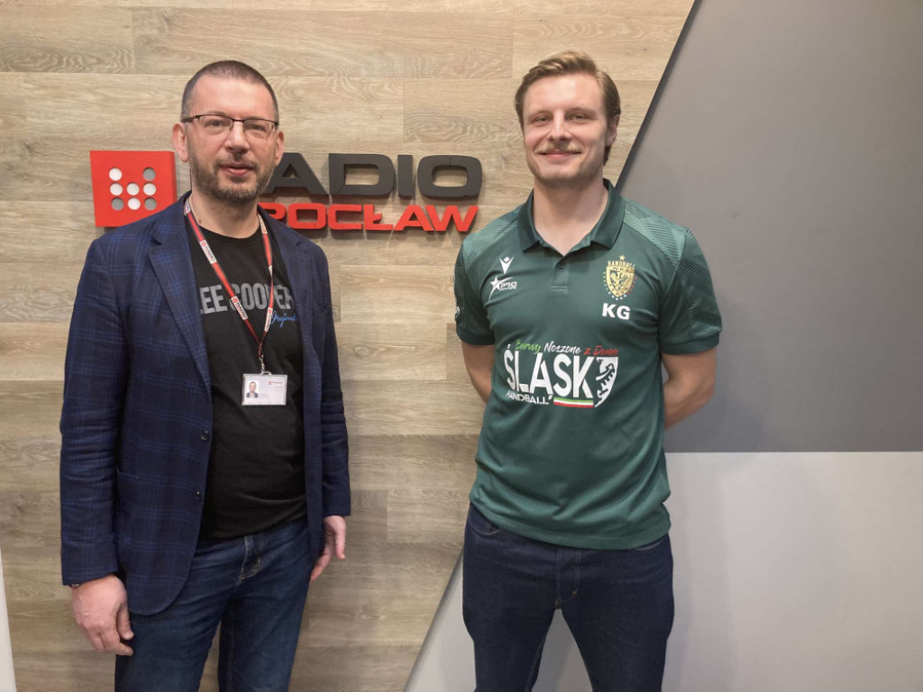 Krzysztof Gądek był gościem Handballowego Śląska - fot. Radio Wrocław