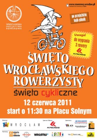 Parada rowerzystów we Wrocławiu - 