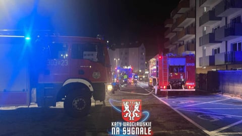 Wrocław: Pożar mieszkania na Jagodnie. Setka mieszkańców ewakuowana - 3