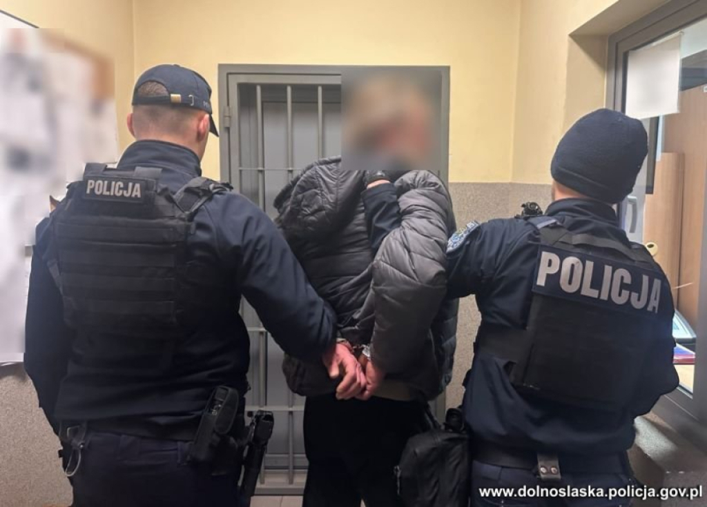 Nietypowy pościg w Miliczu. Pijany kierowca uciekał przed policją... ładowarką teleskopową – Kierowca ładowarki teleskopowej został zatrzymany. Fot. dolnoslaska.policja.gov.pl