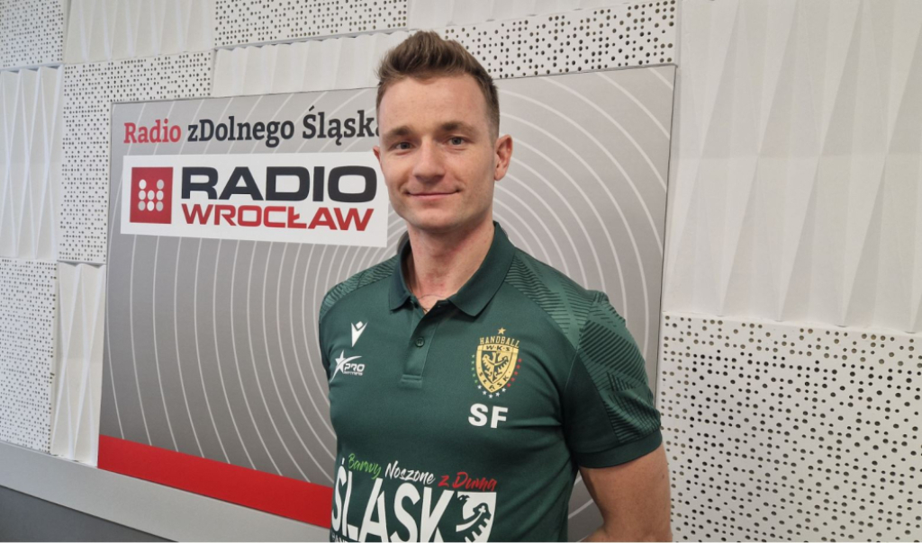Handballowy Śląsk: Szymon Famulski - Szymon Famulski był gościem audycji Handballowy Śląsk w Radiu Wrocław - fot. Piotr Pietraszek