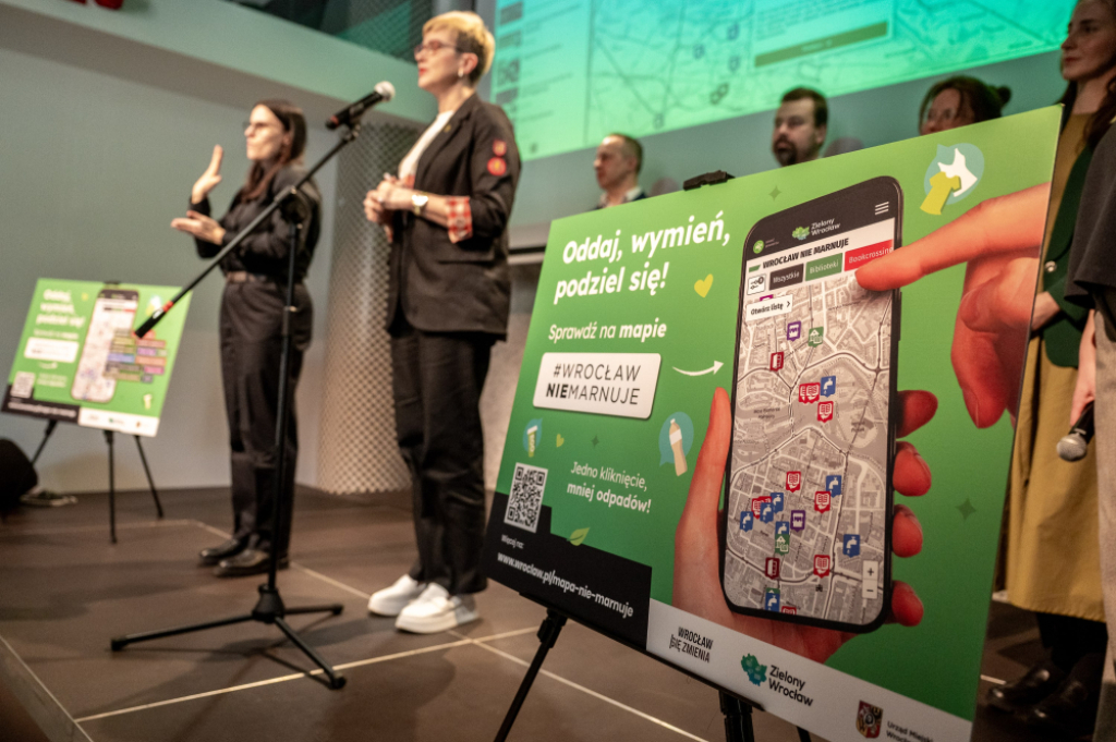 Gdzie oddać stare ubrania, naprawić rower czy oddać jedzenie? Sprawdź na mapie "Wrocław nie marnuje" – Powstała interaktywna mapa "Wrocław nie marnuje".