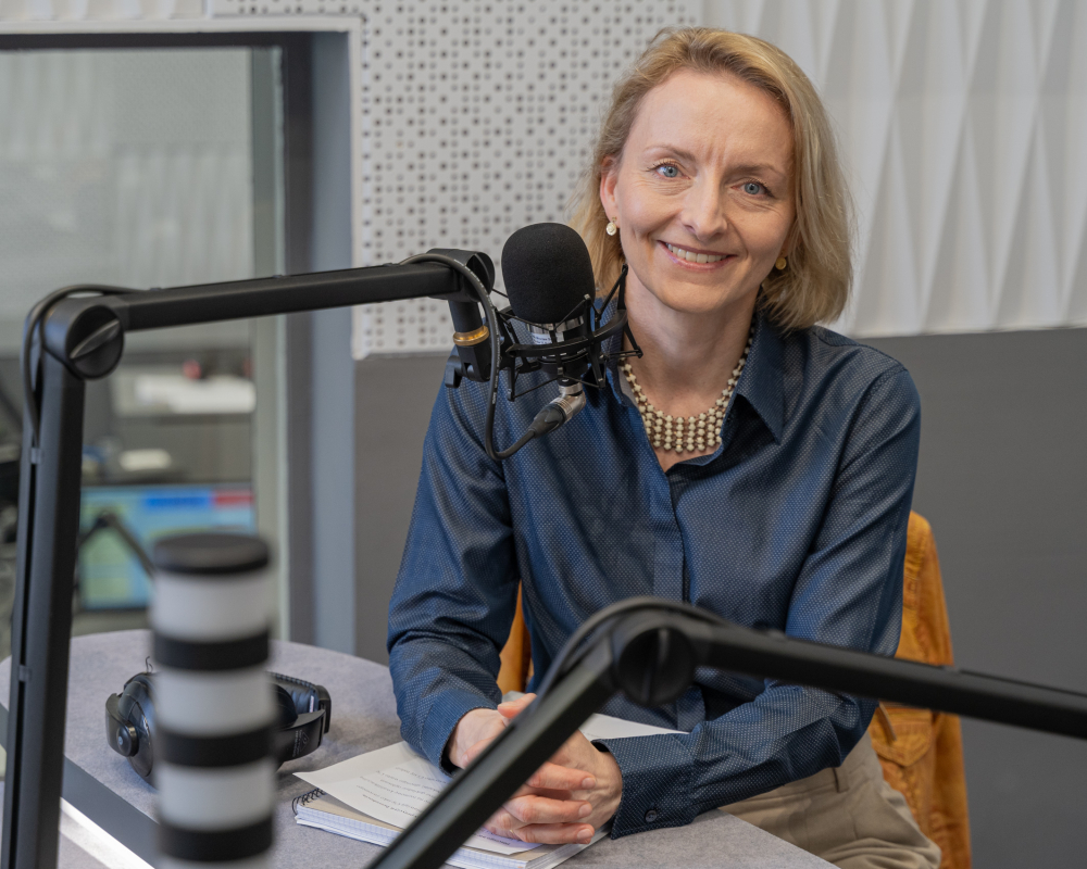 Reakcja24: Jak znaleźć dobrą pracę? Rozmawiamy z ekspertką w tej dziedzinie - Patrycja Polaczuk-Rutkowska w studiu Radia Wrocław. Fot: Radio Wrocław