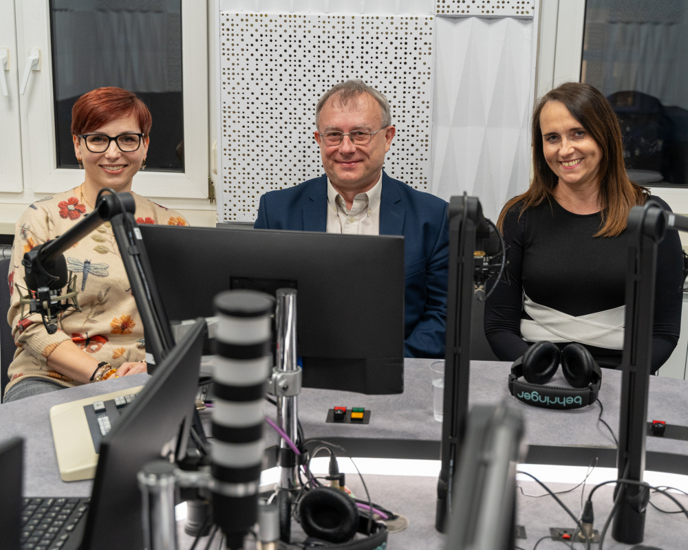 Wieczór z Dolnego Śląska: Debata o żywności przed Świętami Wielkiej Nocy - Goście audycji "Wieczór z Dolnego Śląska" w Radiu Wrocław. Fot: Krzysztof Milewski/ Radio Wrocław