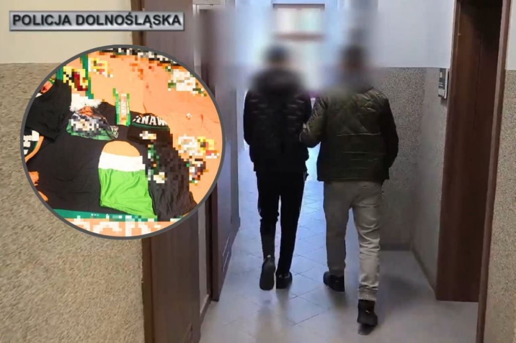Powrót z meczu zakończył się pobiciem. Pseudokibice zajechali im drogę i brutalnie napadli - Pseudokibice napadli na dwie osoby wracające z meczu, fot. KPP Wołów