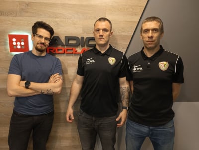 Wok&oacute;ł Śląska: W studiu Śląsk Wrocław Blind Football