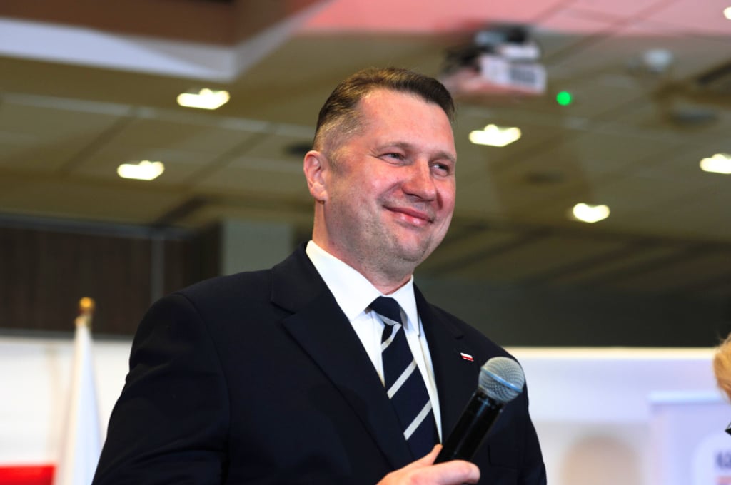 "Albo opowiemy się po stronie prawdy, albo stracimy Polskę". Przemysław Czarnek odwiedził Jelenią Górę - Przemysław Czarnek w Jeleniej Górze. Fot. Maciej Ryłkiewicz