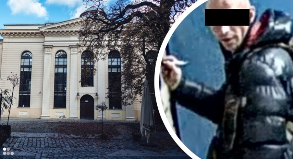 Nocą bazgrał po ścianach Synagogi Pod Białym Bocianem. Teraz szuka go policja - Policja szuka mężczyzny, który pisał po wrocławskich budynkach. Fot. Patrycja Dzwonkowska/wroclaw.policja.gov.pl