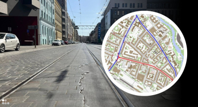 Tramwaje wr&oacute;cą na Kościuszki. Miasto zapowiada gruntowną przebudowę ulicy