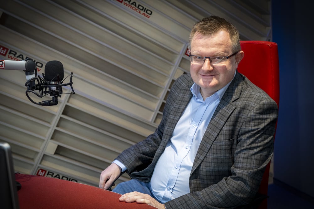 Reakcja24 i Koleje Dolnośląskie. Gościem Wojciech Zdanowski, wiceprezes KD - Wojciech Zdanowski gościem Reakcji24. Fot. Radosław Bugajski