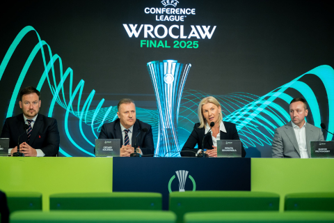 Finał Ligi Konferencji we Wrocławiu już za miesiąc. W mieście będą trzy strefy kibica - 1