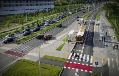 Buspas na Jagodno otwarty. Sprawdzamy sytuację na nowej trasie autobusowej