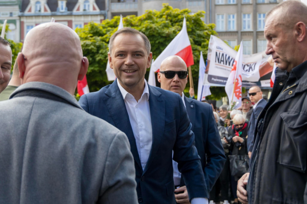 Karol Nawrocki w Wałbrzychu: Przekazałem mieszkanie w Gdańsku organizacji charytatywnej – Karol Nawrocki, kandydat na prezydenta popierany przez PiS, odwiedził Wałbrzych. Fot. Agnieszka Pisarska