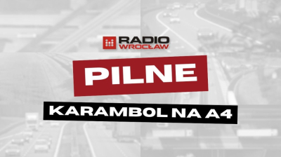 Karambol na autostradzie A4. Duże utrudnienia w okolicach Wrocławia