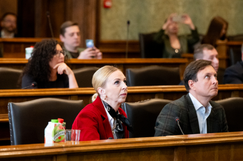 Prezydent Wrocławia Jacek Sutryk otrzymał wotum zaufania oraz absolutorium. Jak głosowali radni? [ZDJĘCIA] - 14