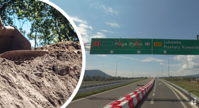 Podwyższone promieniowanie przy granicy z Polską. Wstrzymali prace na budowie autostrady D11 do Pragi