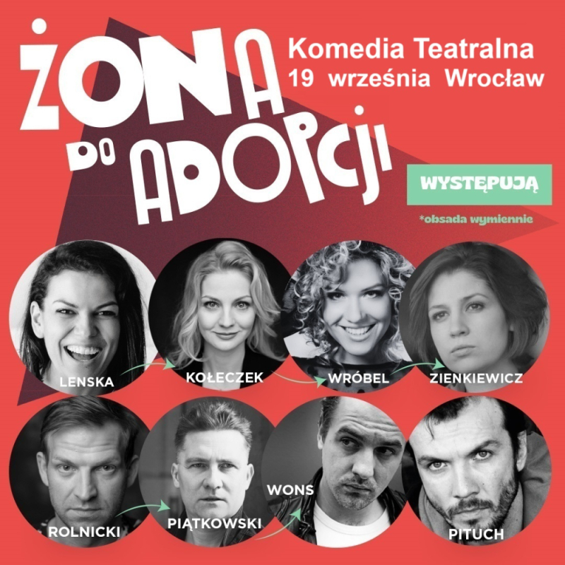 Żona do adopcji - spektakl komediowy   - fot. organizator