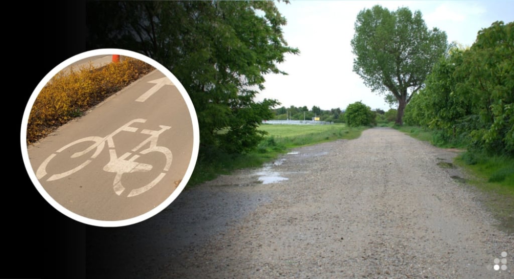 Pomiędzy Muchoborem Wielkim a Muchoborem Małym powstanie ścieżka rowerowa z prawdziwego zdarzenia – Inwestycja połączy Muchobór Wielki z Muchoborem Małym. Fot: Mirosława Kuczkowska/Radio Wrocław