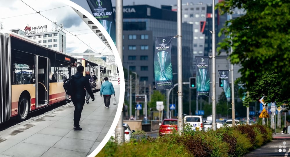 Wrocławskie MPK szykuje się na finał Ligi Konferencji. Jak dojechać na mecz? Duże zmiany dla kierowców - Fot: archiwum Radia Wrocław/ Urząd Miasta Wrocław