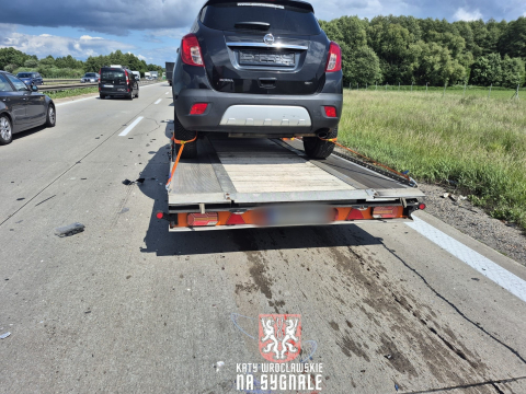 Karambol na autostradzie A4. Jezdnia w kierunku Wrocławia zablokowana - 5
