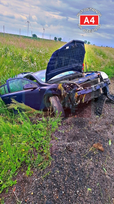 Wypadek na autostradzie A4. Dwie osoby ranne, duże utrudnienia w okolicy Wrocławia [ZDJĘCIA] - 1