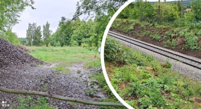 Tłuczeń spod tor&oacute;w remontowanej linii kolejowej powodem sąsiedzkiego konfliktu? "Zaczęło kręcić mi się w głowie"