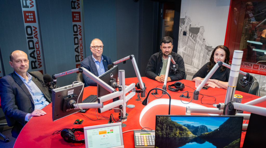 Debata samorządowa w Radiu Wrocław: Jak wygląda rzeczywistość po wyborach? - Goście Debaty Samorządowej w Radiu Wrocław. Fot: Krzysztof Milewski/ Radio Wrocław