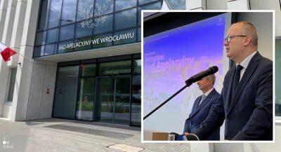 Uroczyste otwarcie wrocławskiego sądu apelacyjnego. Wśr&oacute;d zaproszonych był minister sprawiedliwości Adam Bodnar