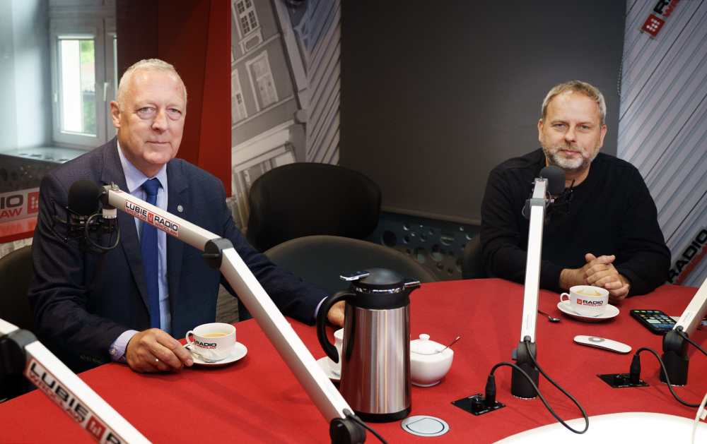 Debata parlamentarna Radia Wrocław: Marek Chmielewski (PO), Paweł Hreniak (PiS) - Marek Chielewski (z lewej) oraz Paweł Hreniak. Fot: Radosław Bugajski / Radio Wrocław