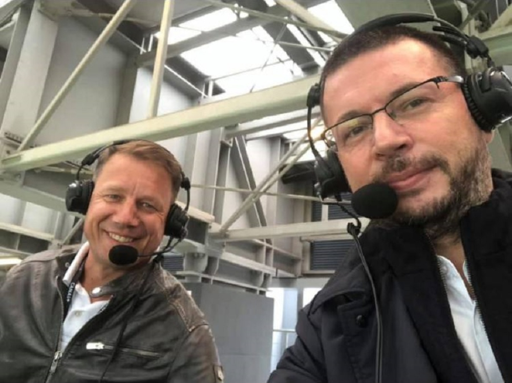 Grzegorz Mielcarski dla Radia Wrocław: "To opinia publiczna postanowiła o losie Probierza" - Grzegorz Mielcarski i Robert Skrzyński. Fot: RW
