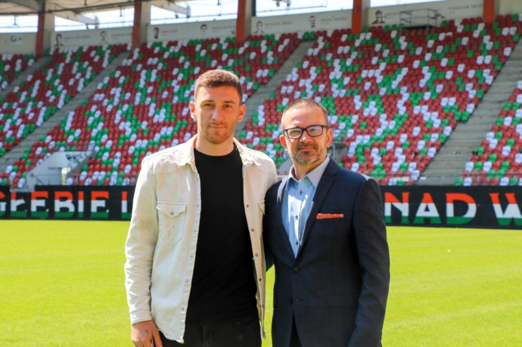 Jest pierwszy transfer Zagłębia! Luka Lucic wzmacnia zespół - Luka Lucić dołącza do Zagłębia Lubin. Fot. zaglebie.com