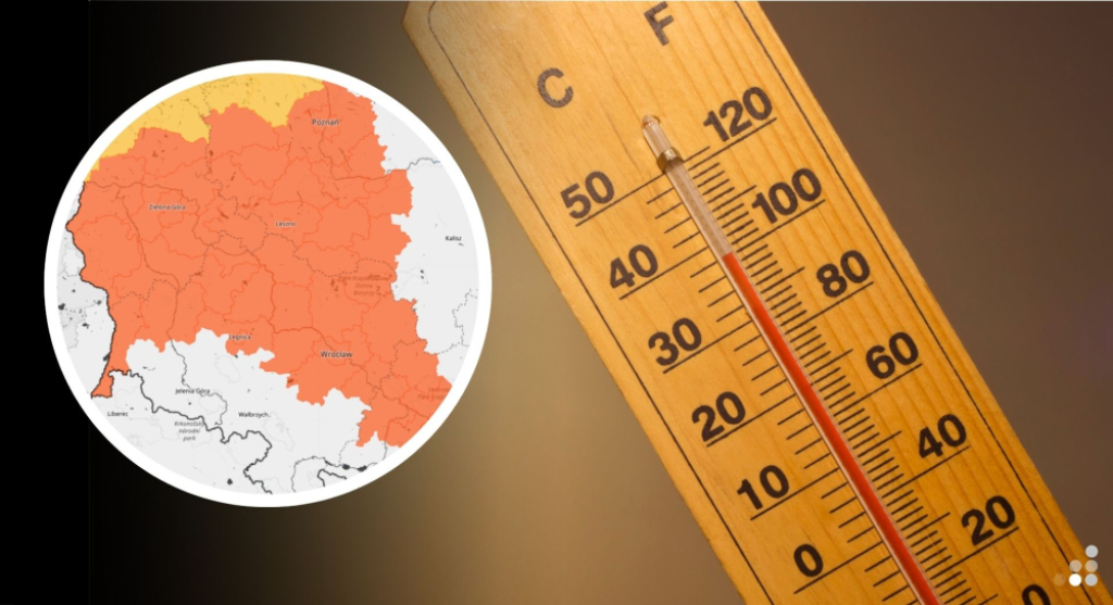 Pomarańczowy alert na Dolnym Śląsku. Będzie bardzo gorąco! - Ostrzeżenia meteo dla Dolnego Śląska, fot. canva/imgw