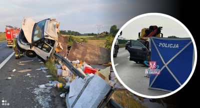 Śmiertelny wypadek na A4 w kierunku Wrocławia, trzy osoby poszkodowane. Ogromne korki r&oacute;wnież na trasie S8
