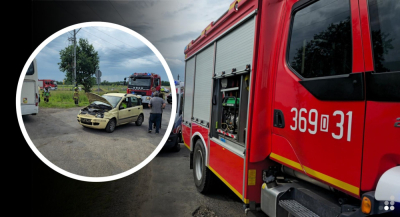 Zderzenie osob&oacute;wki z autobusem szkolnym w powiecie legnickim. Troje dzieci trafiło do szpitala